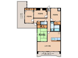 アルカディアⅤの物件間取画像